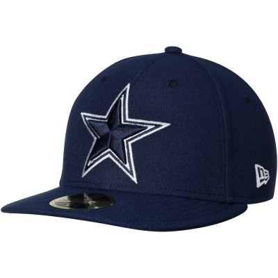 Men's Dallas Cowboys New Era Navy Omaha II Low Profile 59FIFTY Fitted Hat 2818469